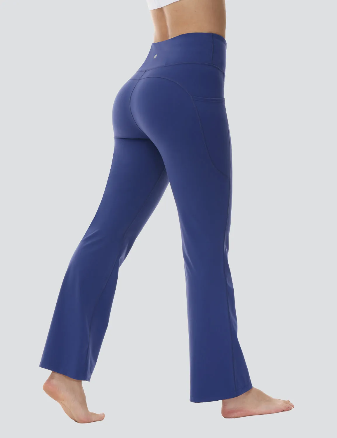 Flyleaf Pocketed Flared Pants