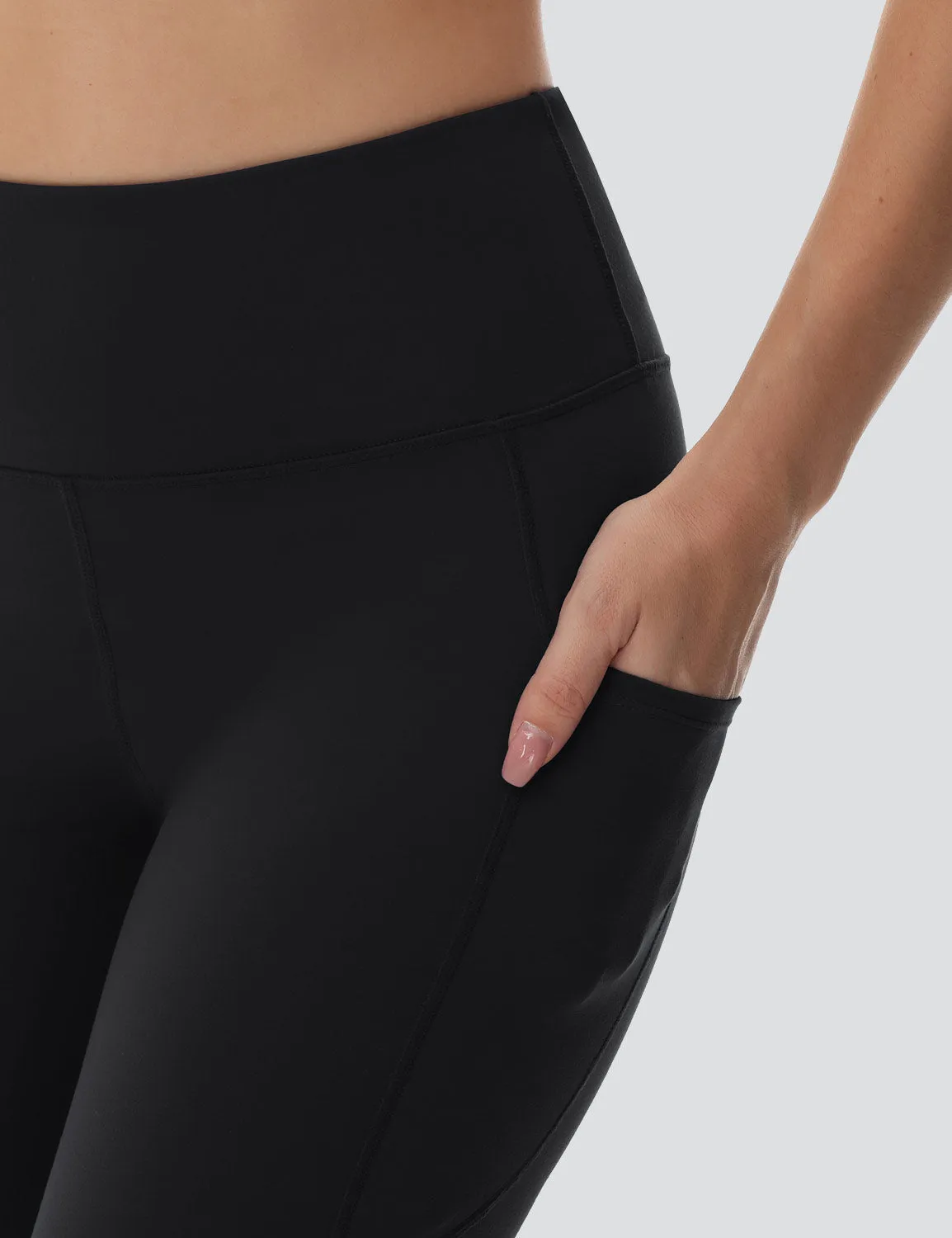 Flyleaf Pocketed Flared Pants