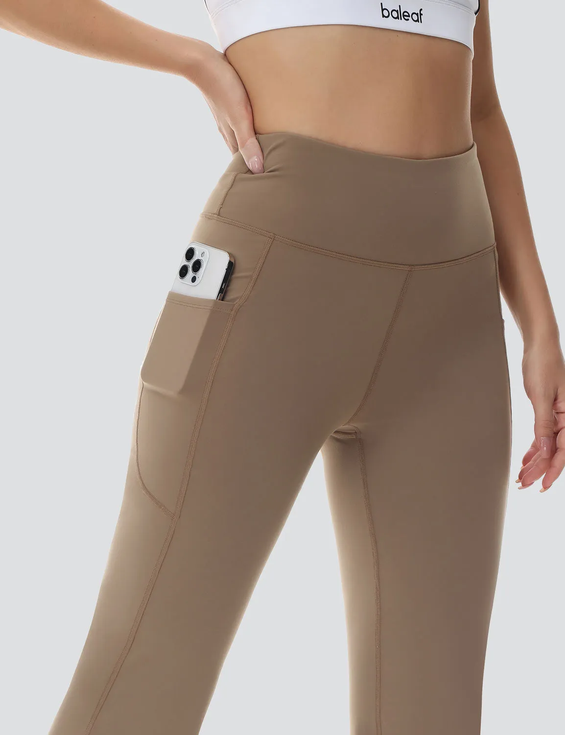 Flyleaf Pocketed Flared Pants