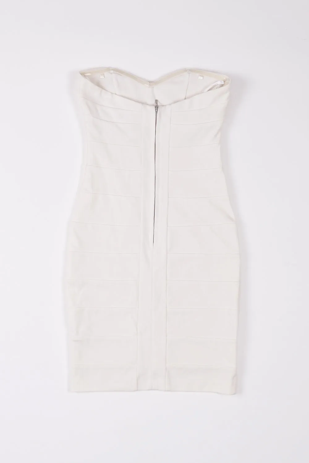 Forever New White Strapless Bodycon Dress 6
