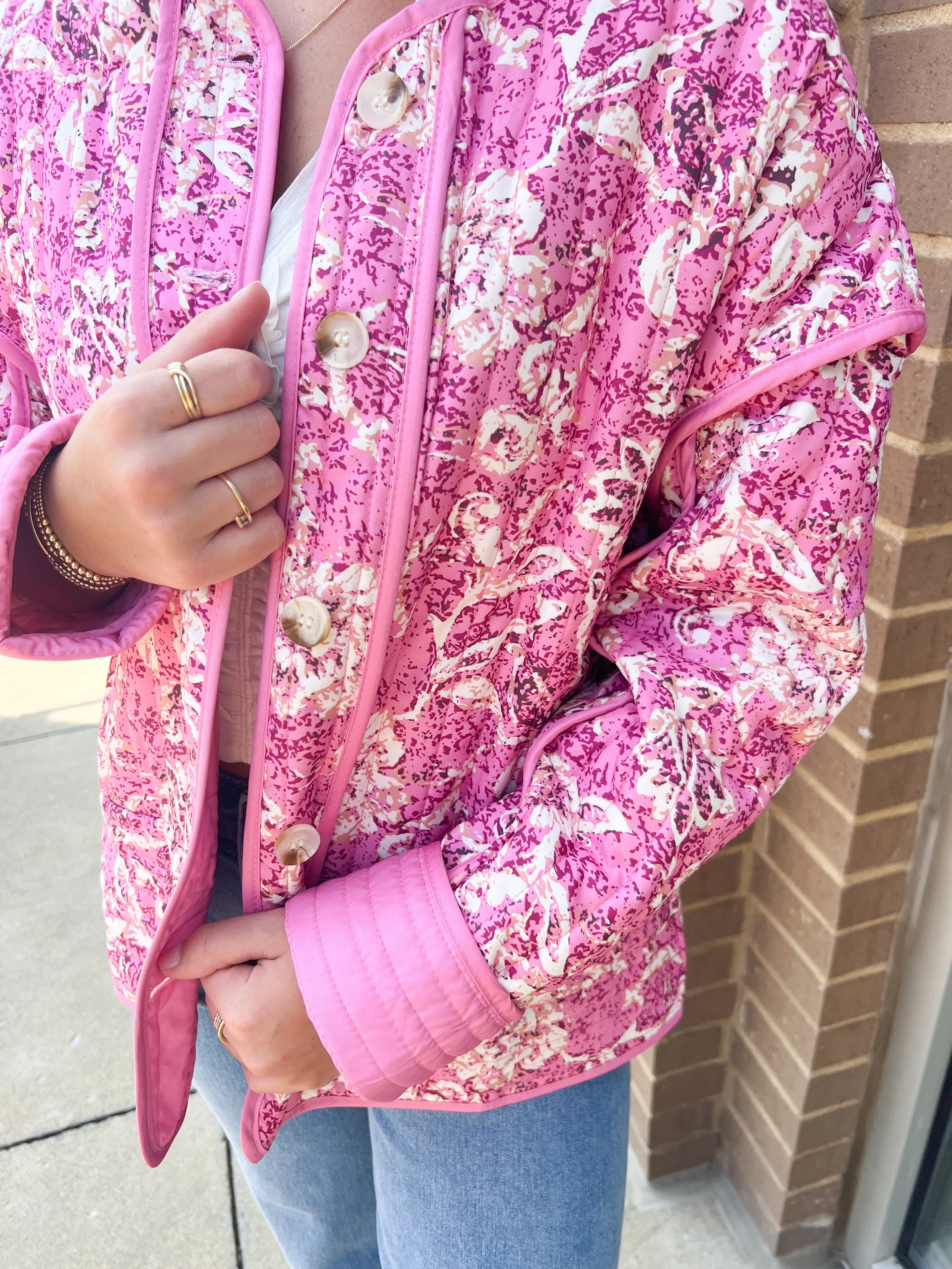 Garden Girly Quilted Jacket