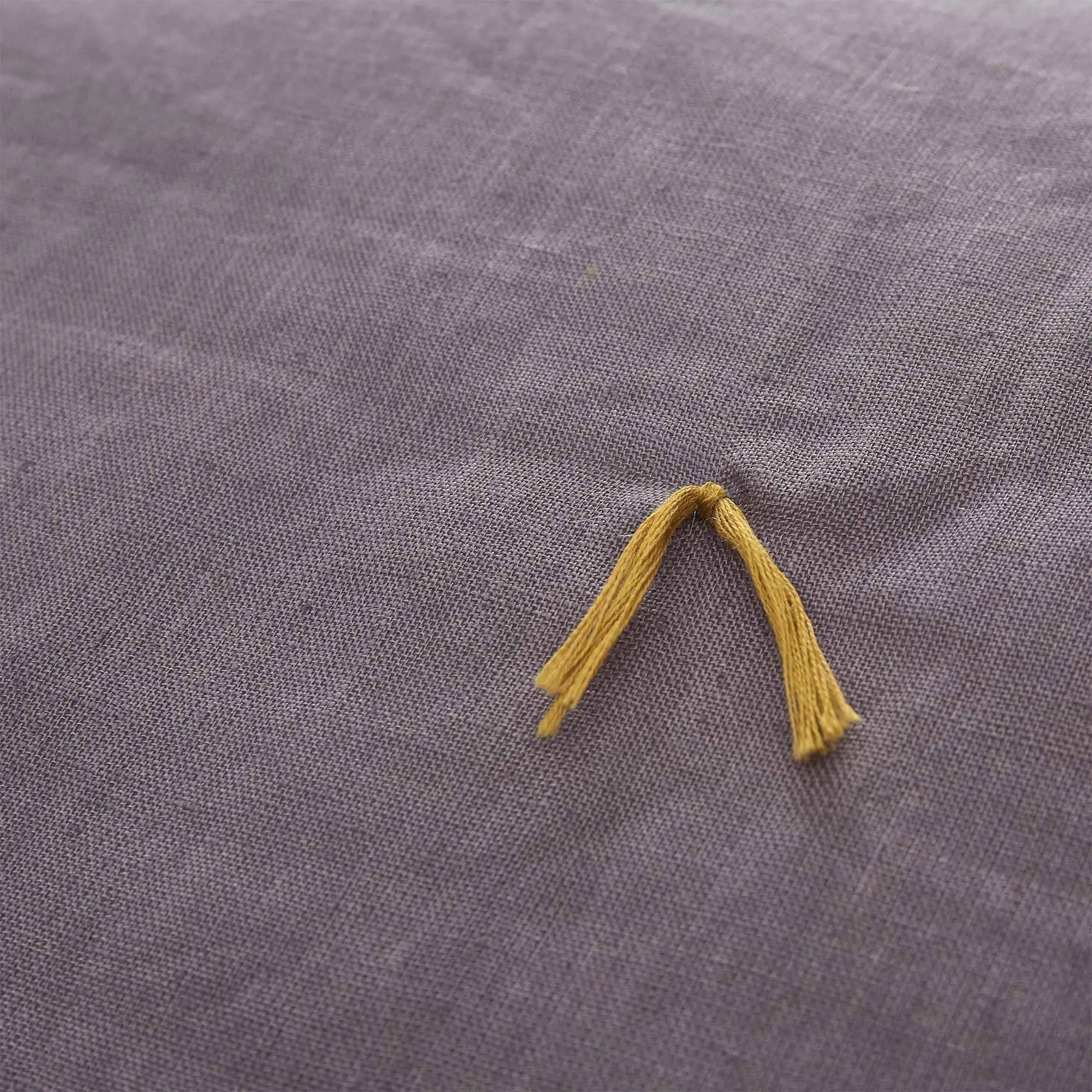 Gaya Cushion Cover [Grey/Bright mustard]