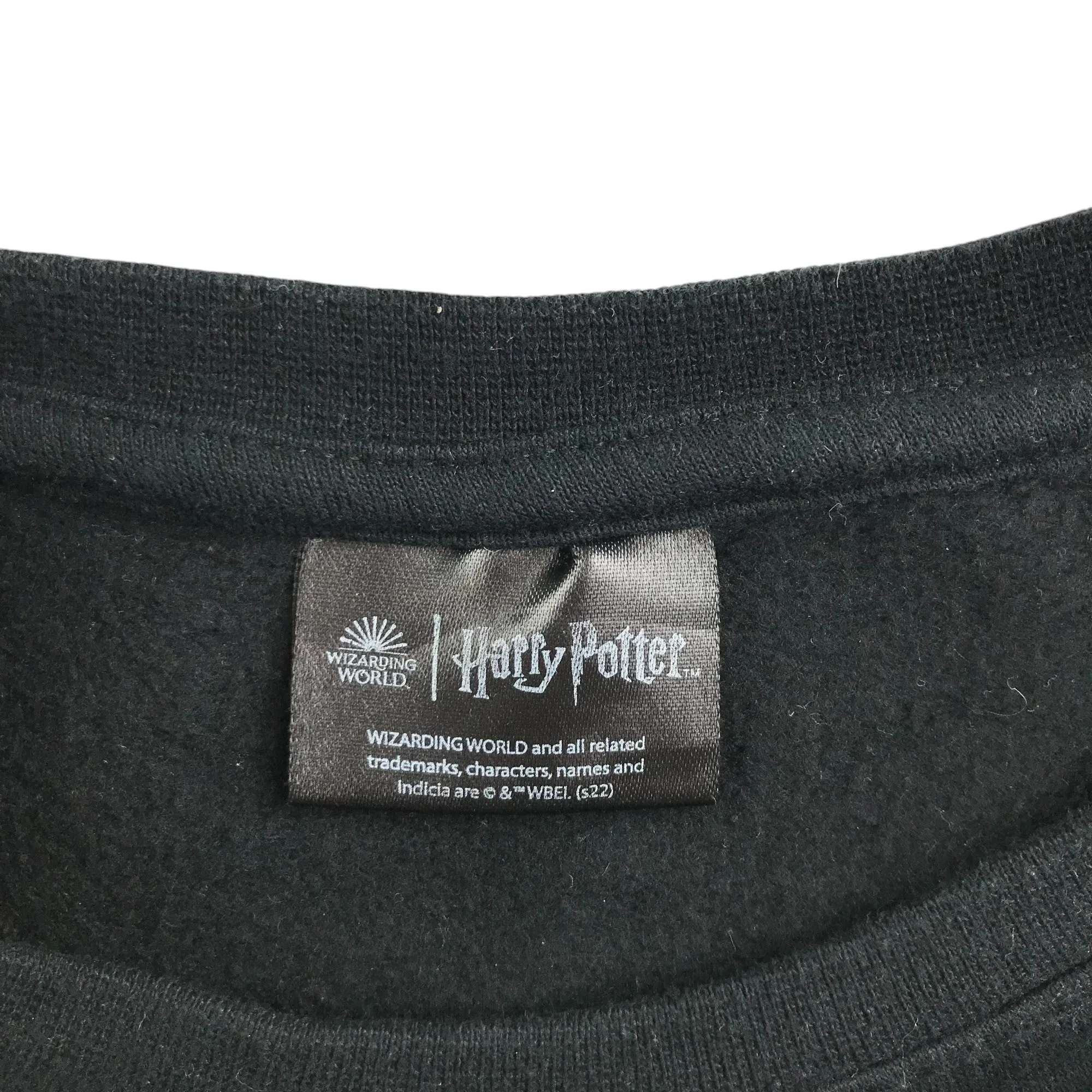 Harry Potter sweater 9-10 years black print crop top