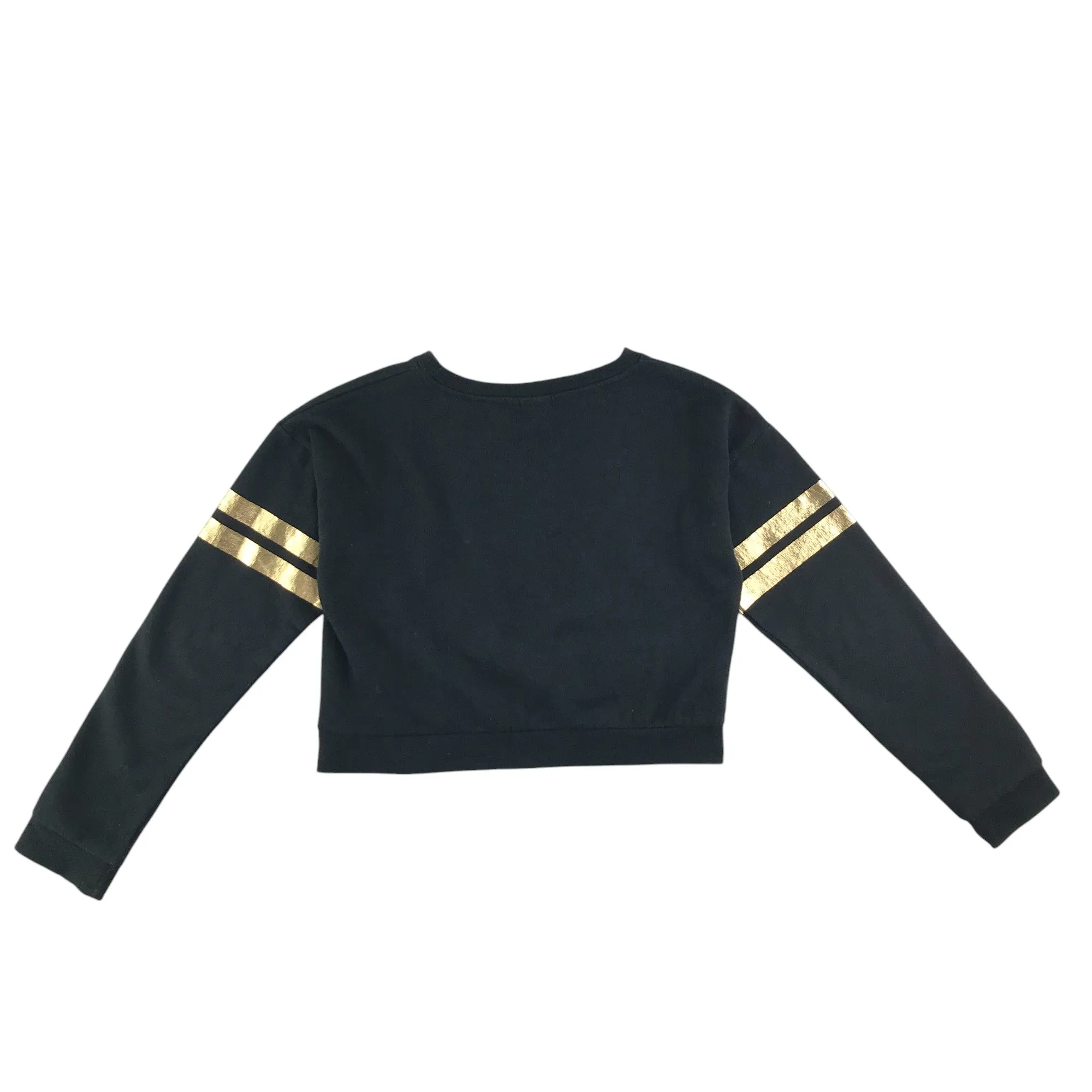 Harry Potter sweater 9-10 years black print crop top