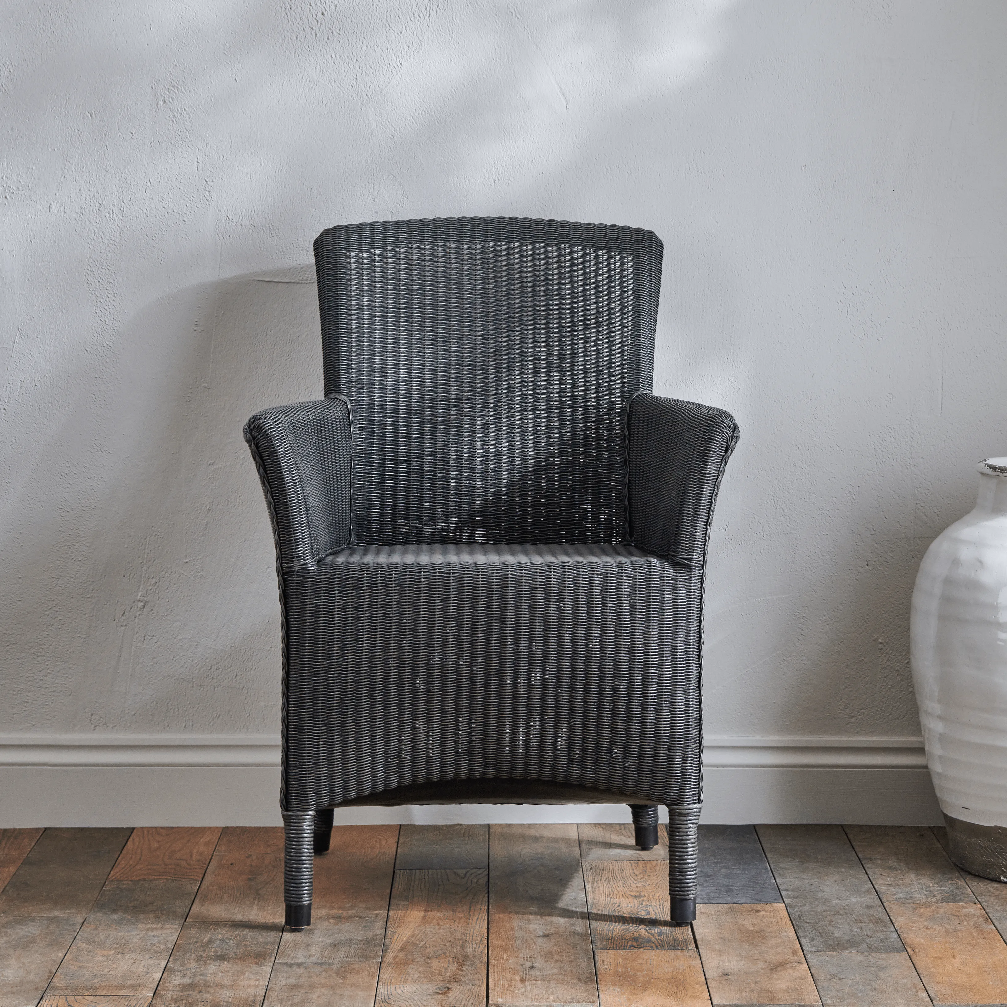 Havana Lloyd Loom Armchair, Slate