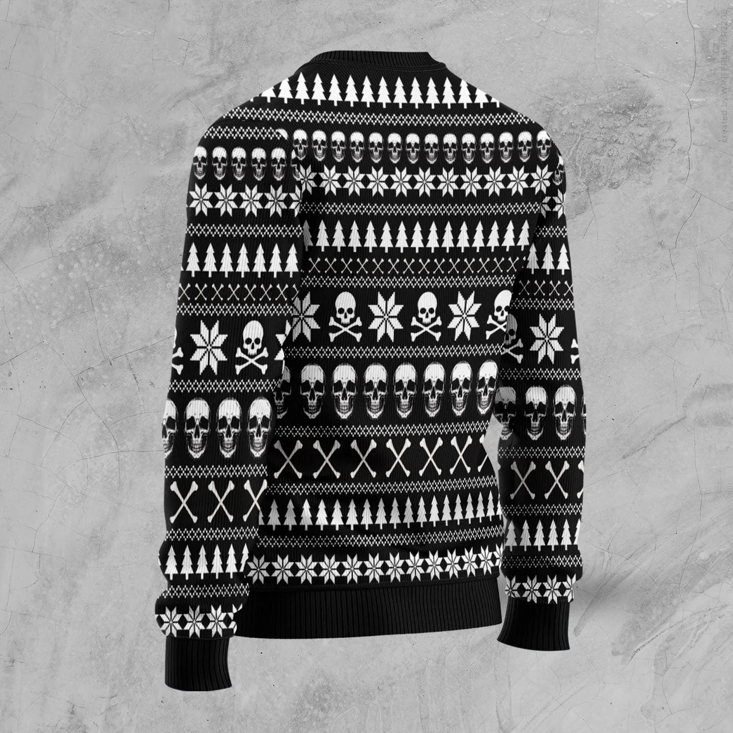 Have yourself a creepy little Christmas Ugly Christmas Sweater, Skull Sweater Shirt