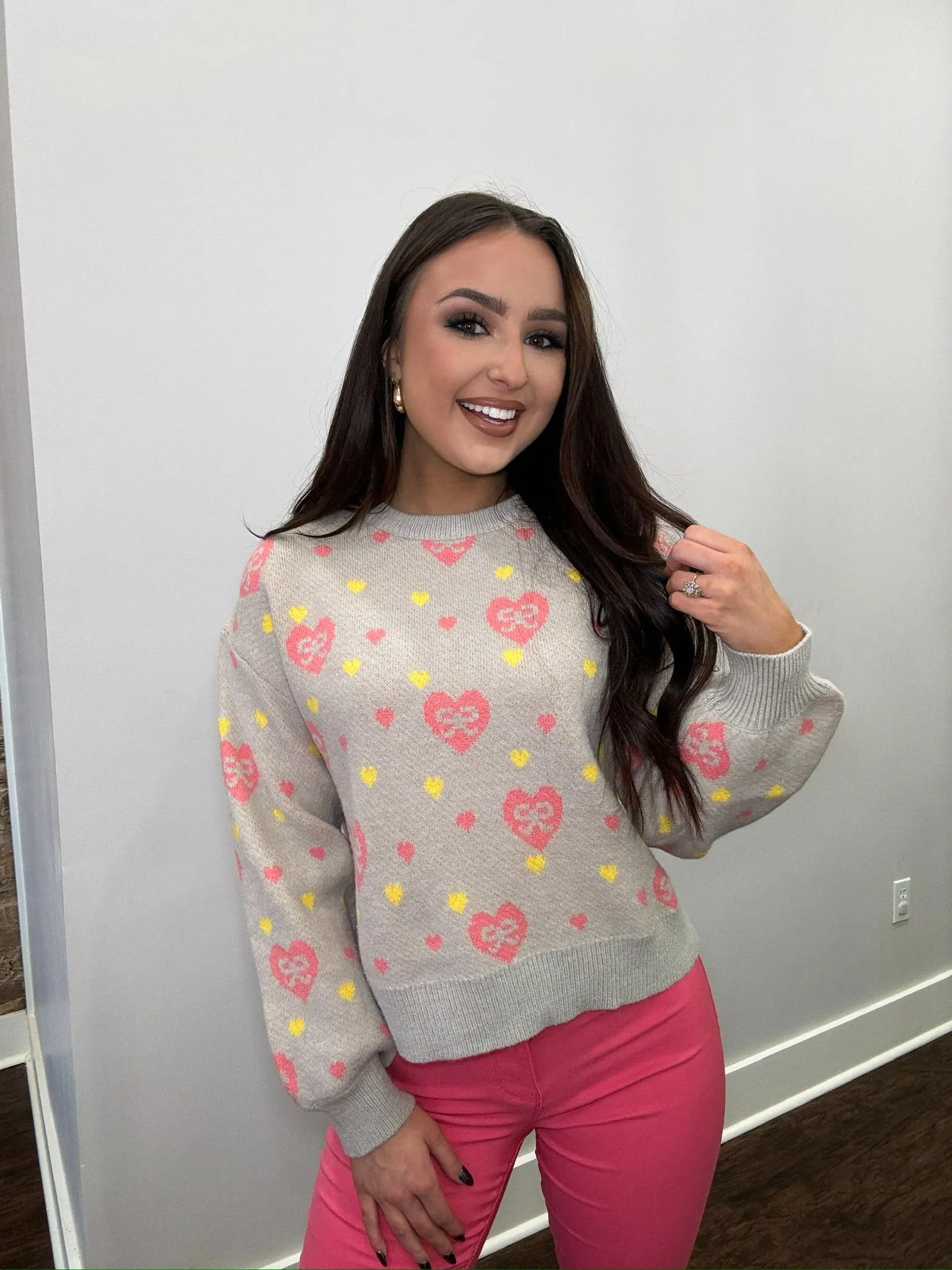 Heart and Bow Sweater