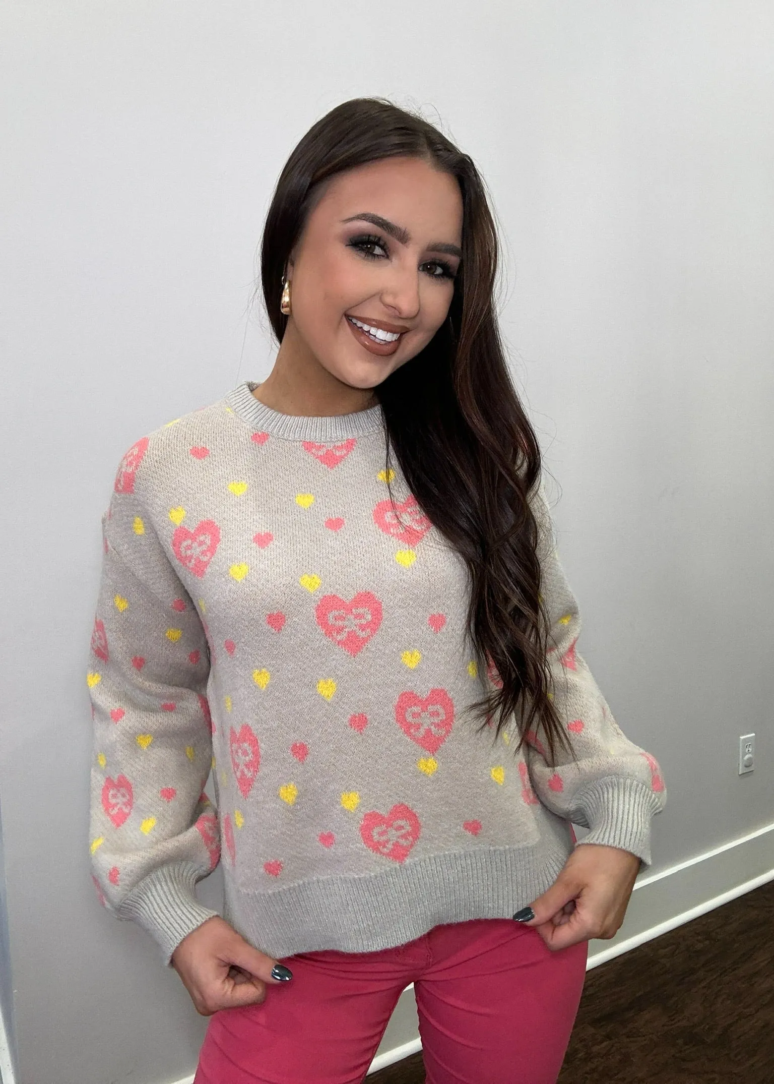 Heart and Bow Sweater