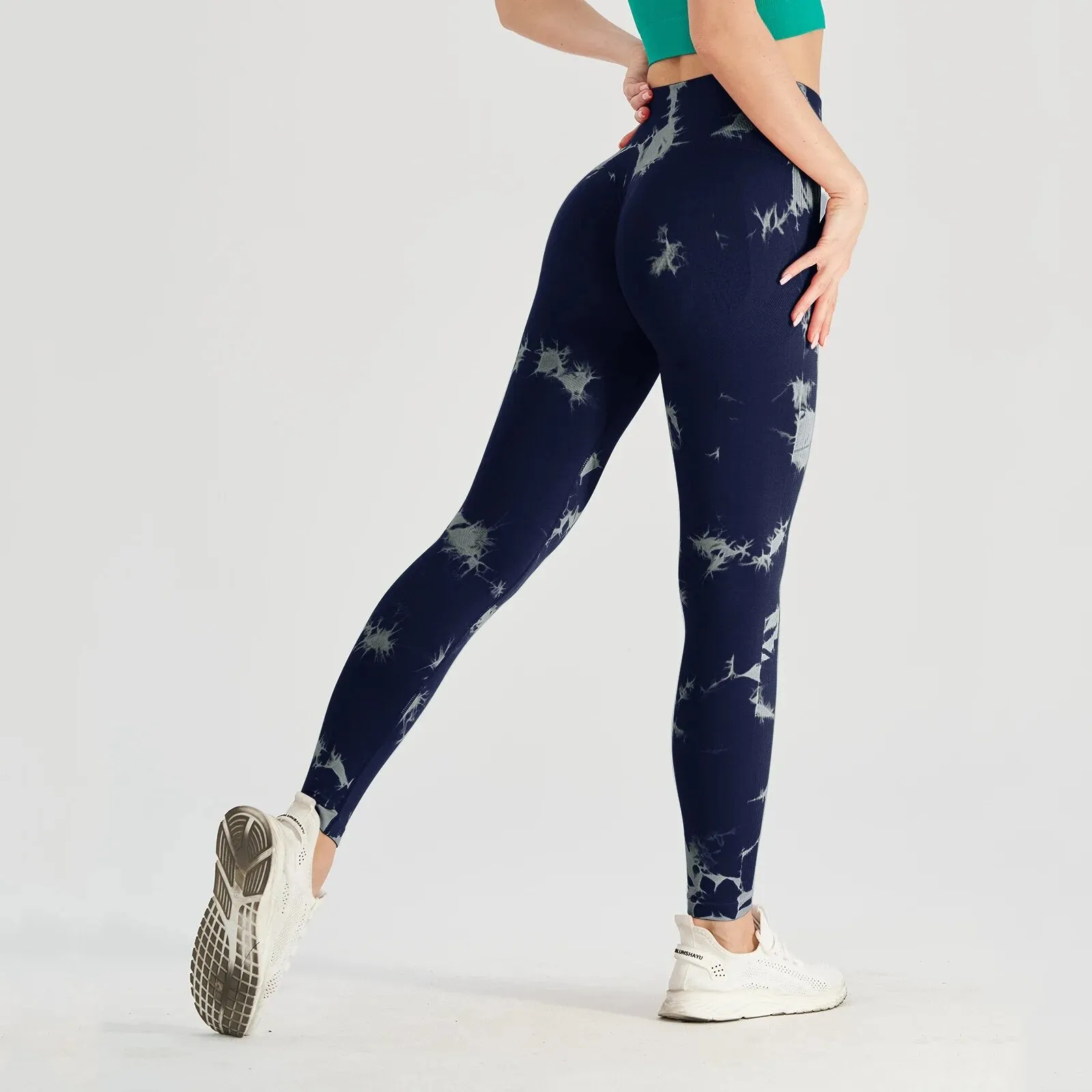 High Waist Butt Lift Tie-Dye Leggings