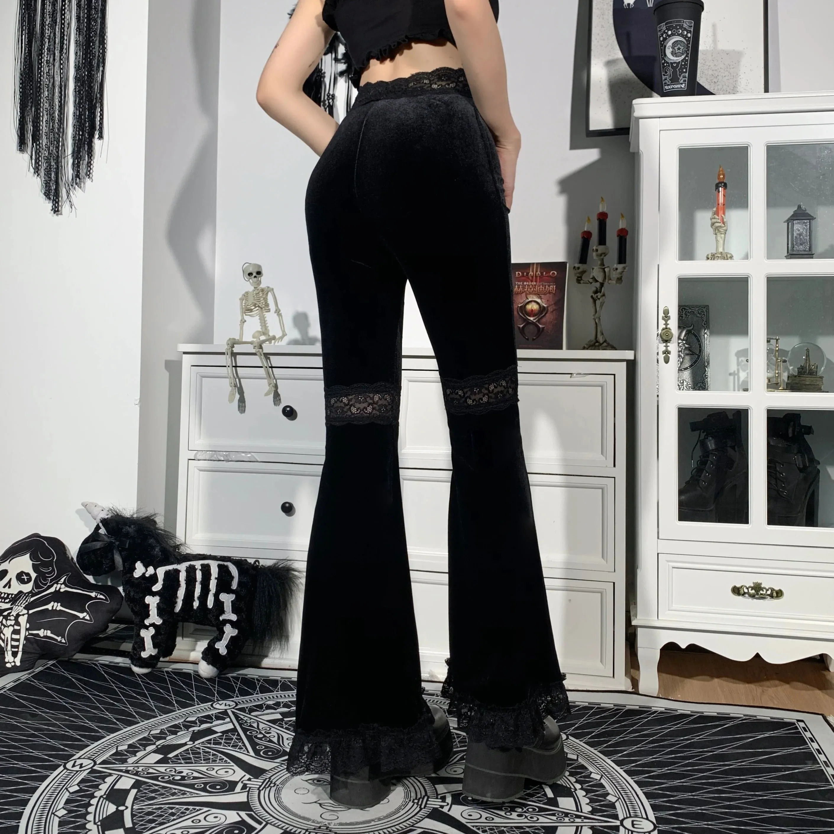 High Waist Flared Pants