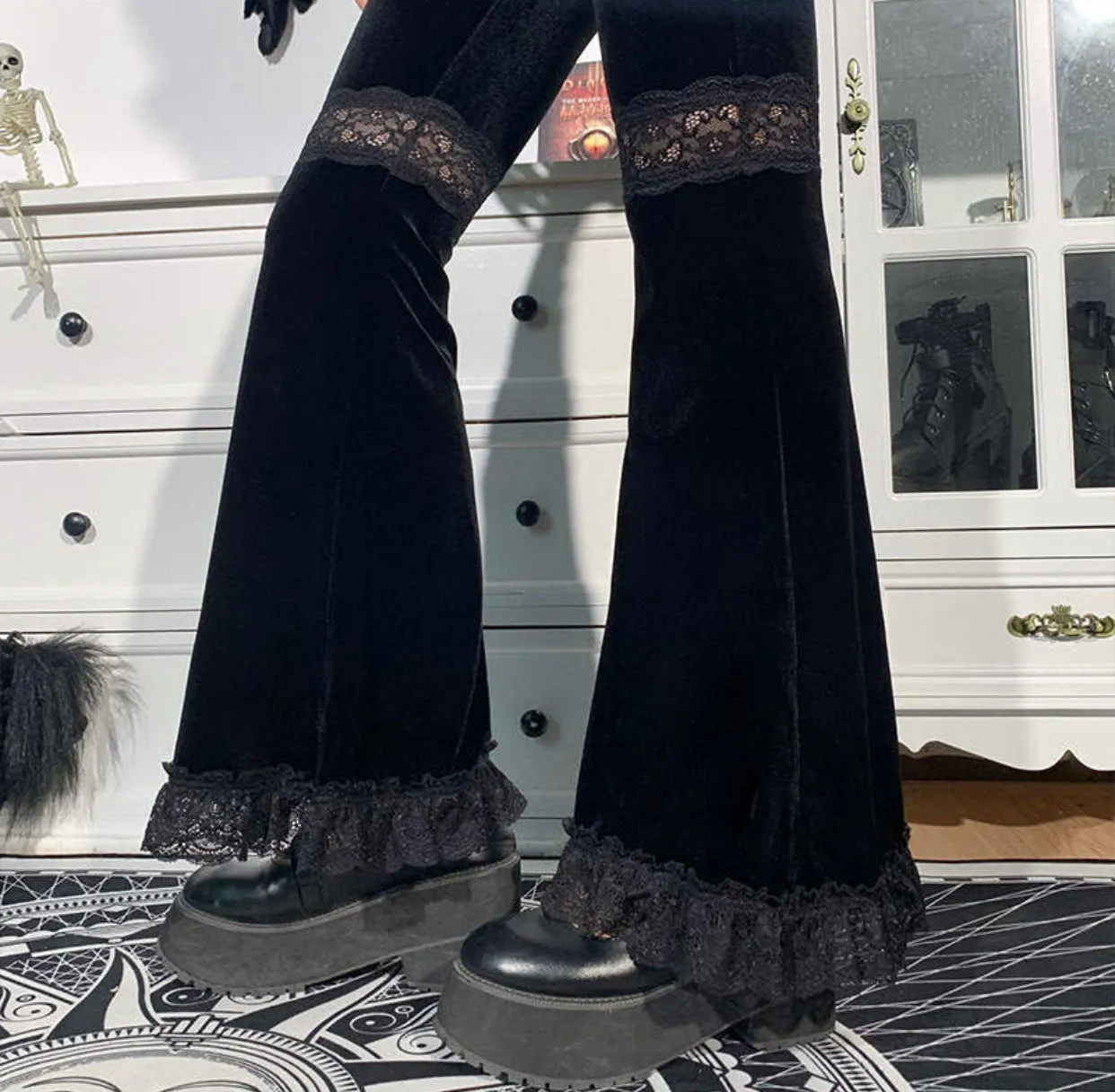 High Waist Flared Pants