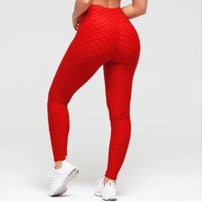 High Waist Ruched Scrunch Butt Lift Leggings and Tummy Control