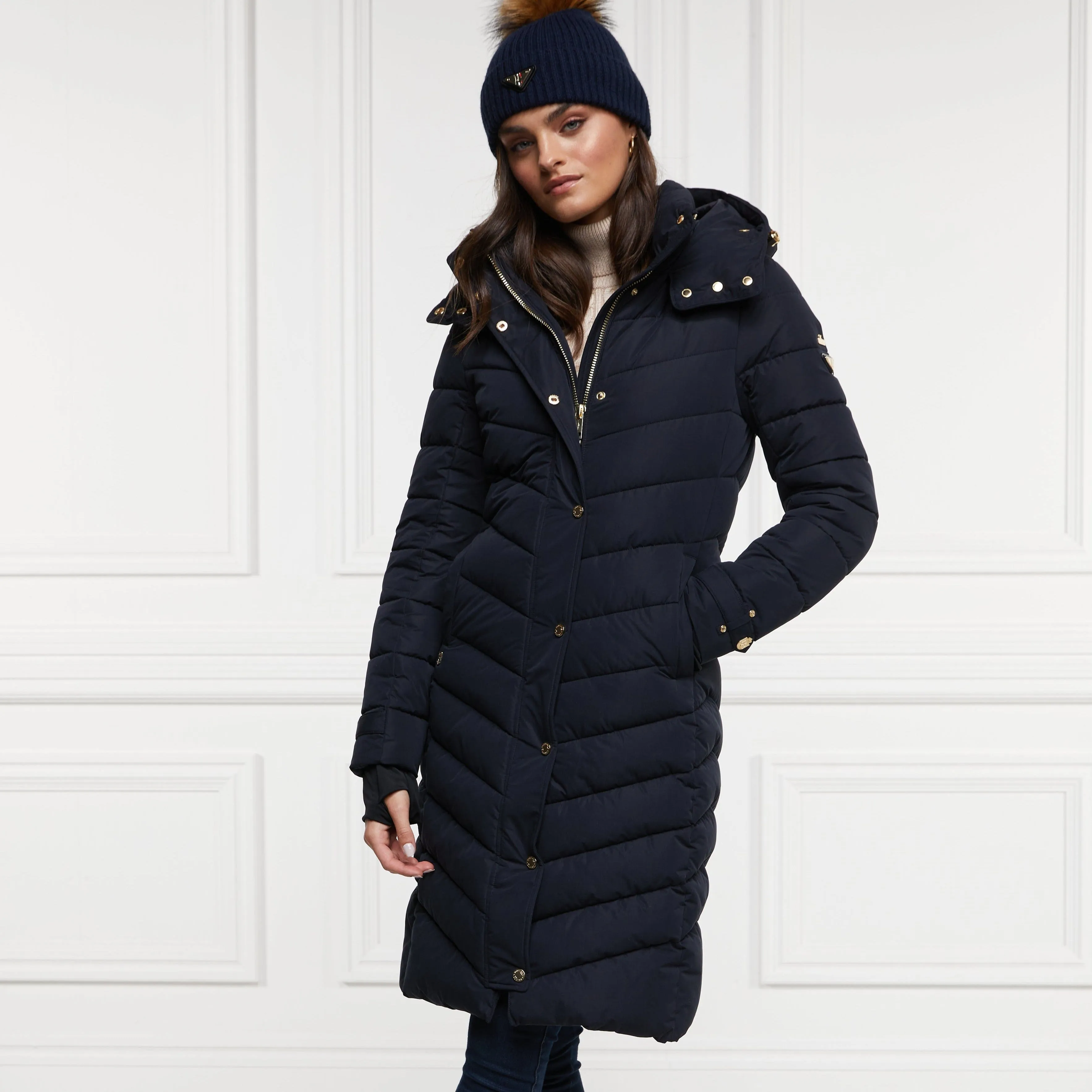 Holland Cooper Chamonix Coat in Ink Navy