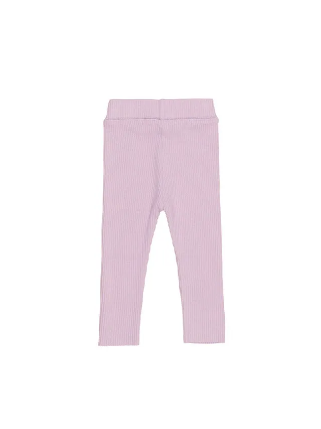HUXBABY Orchid Rib Legging