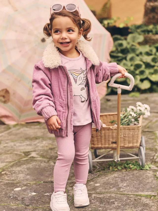 HUXBABY Orchid Rib Legging