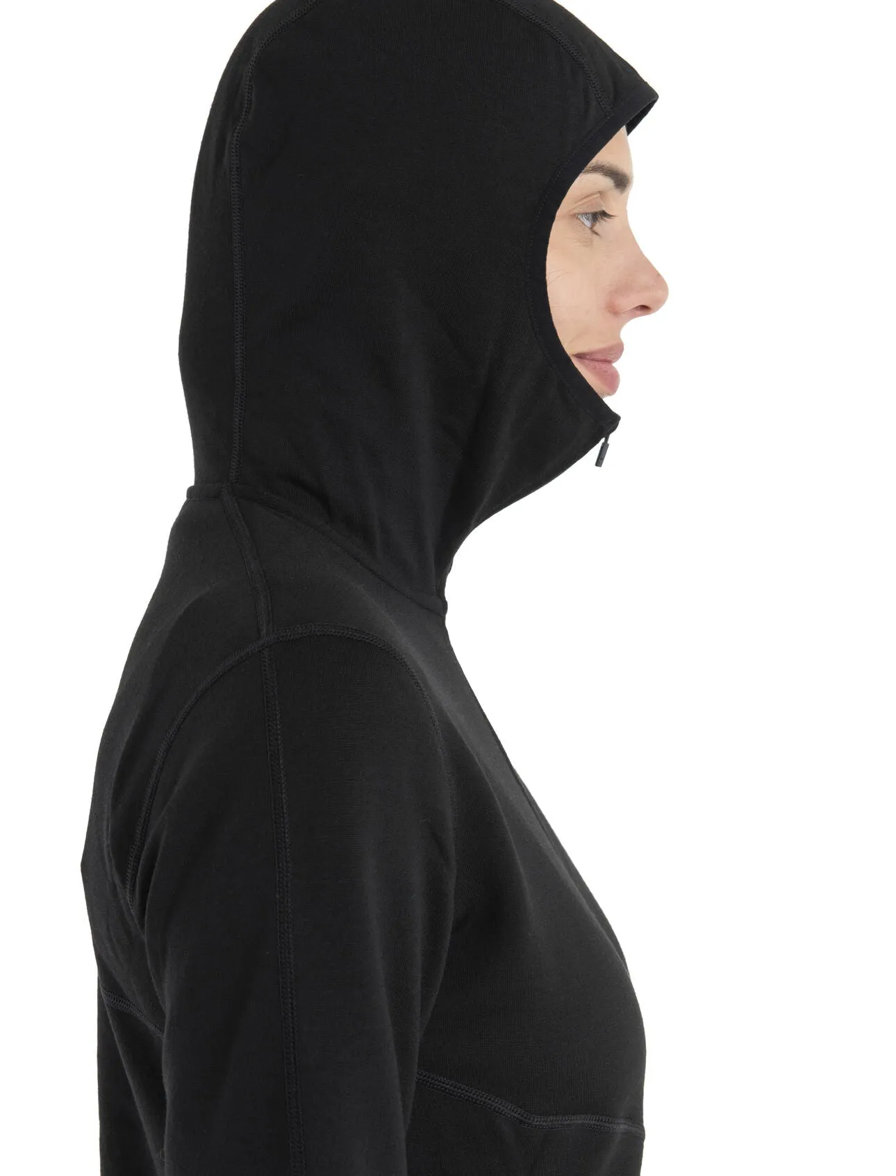 Icebreaker Womens 560 RealFleece Elemental II LS Zip Hood