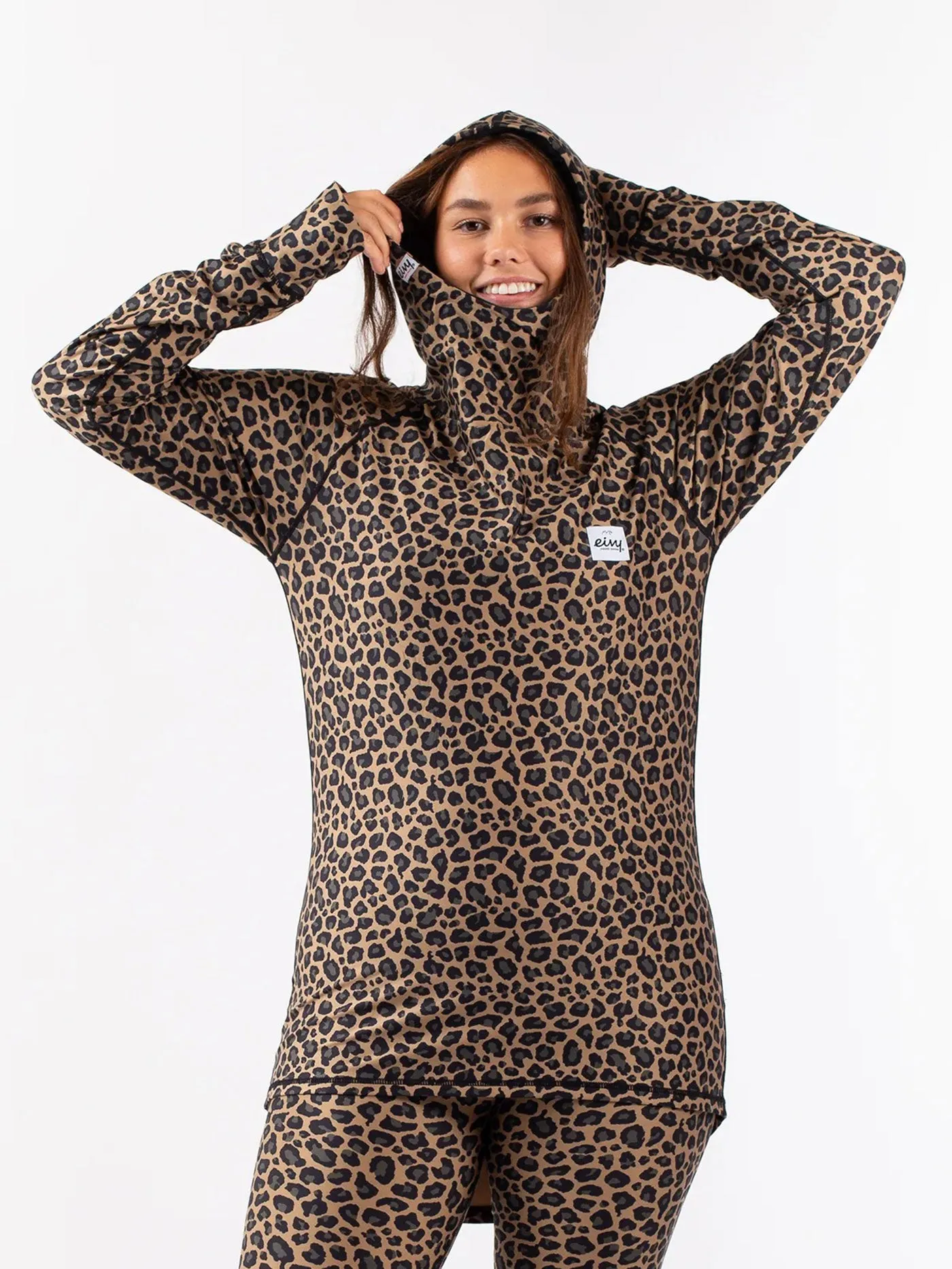 Icecold Hood Leopard Base Layer