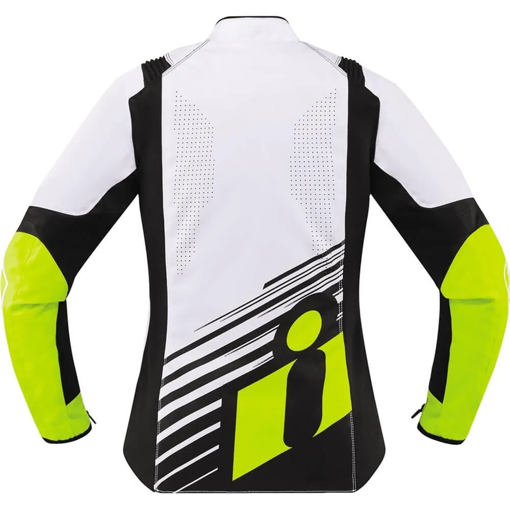 Icon Overlord SB2 Hi-Viz Women's Textile Jacket