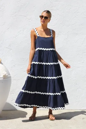 Inari Maxi Dress NAVY