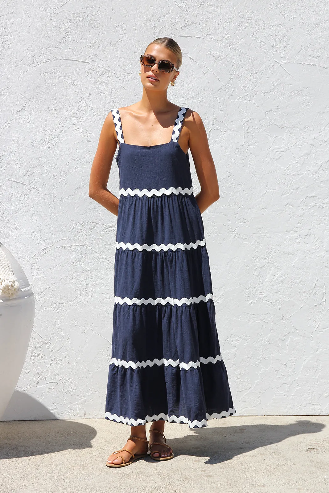 Inari Maxi Dress NAVY