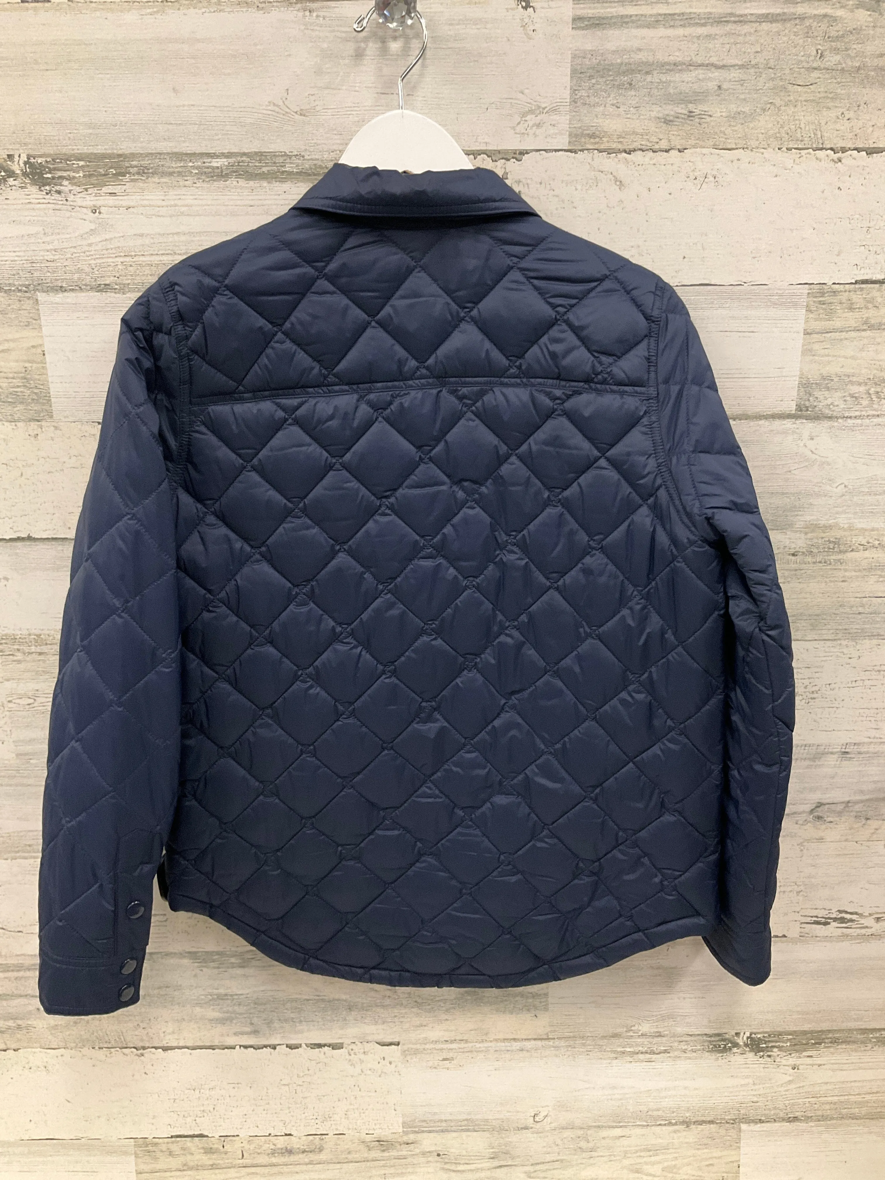 Jacket Puffer & Quilted By J. Crew In Blue, Size: S