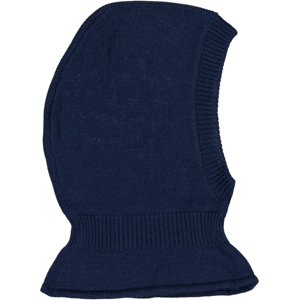 Knitted Balaclava Ello - navy