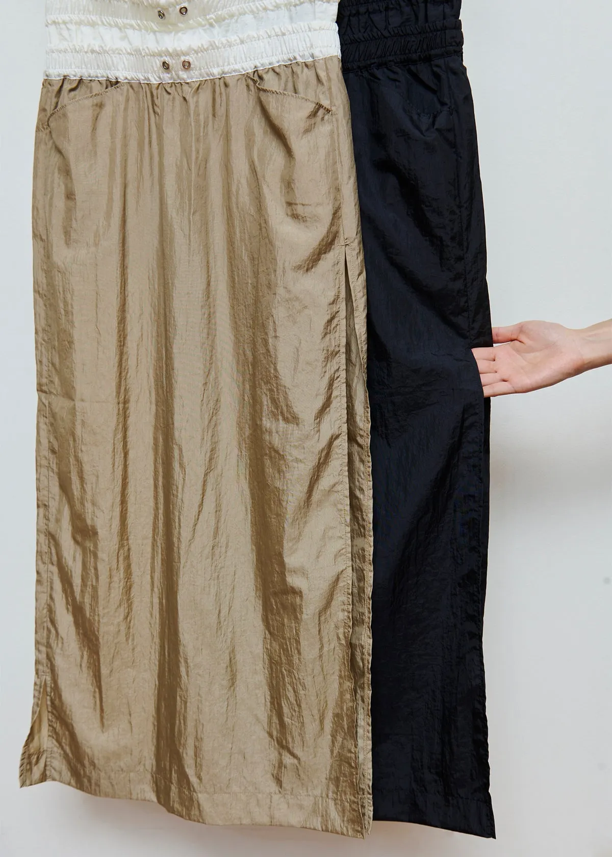 KT20S-SK【Layered slit skirt】