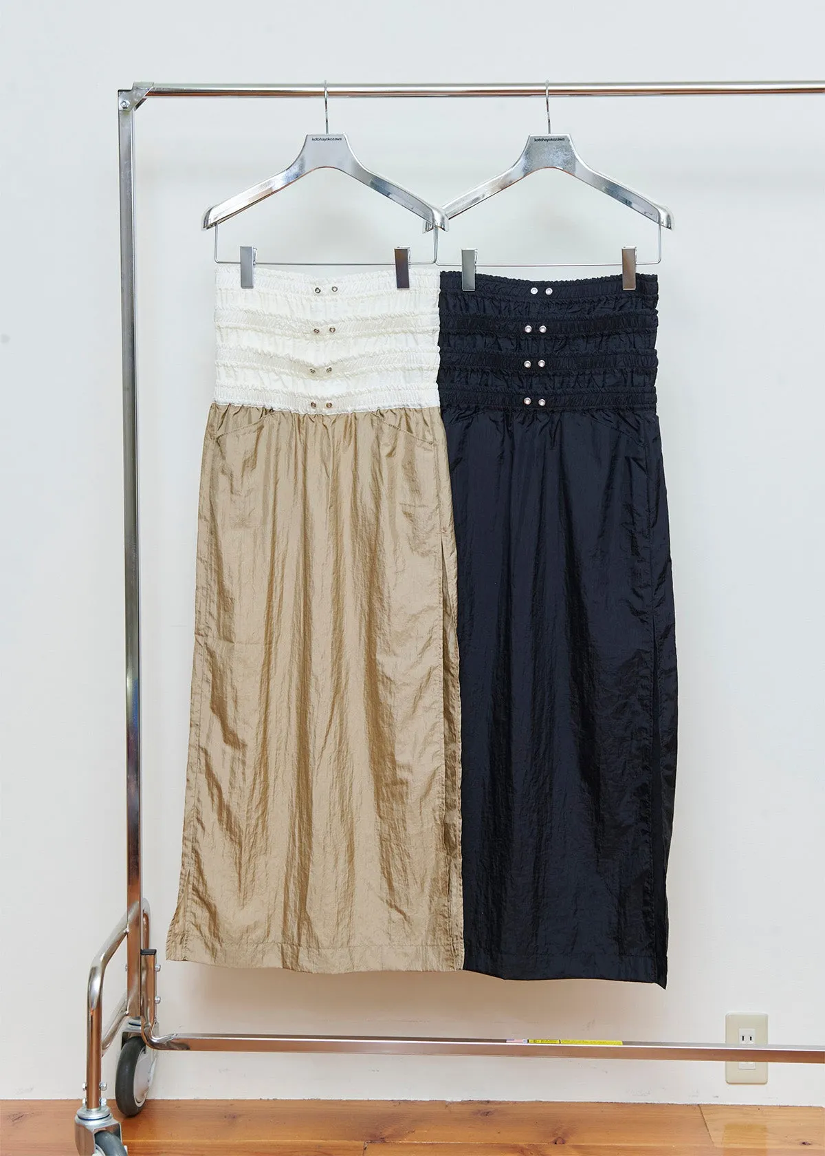 KT20S-SK【Layered slit skirt】