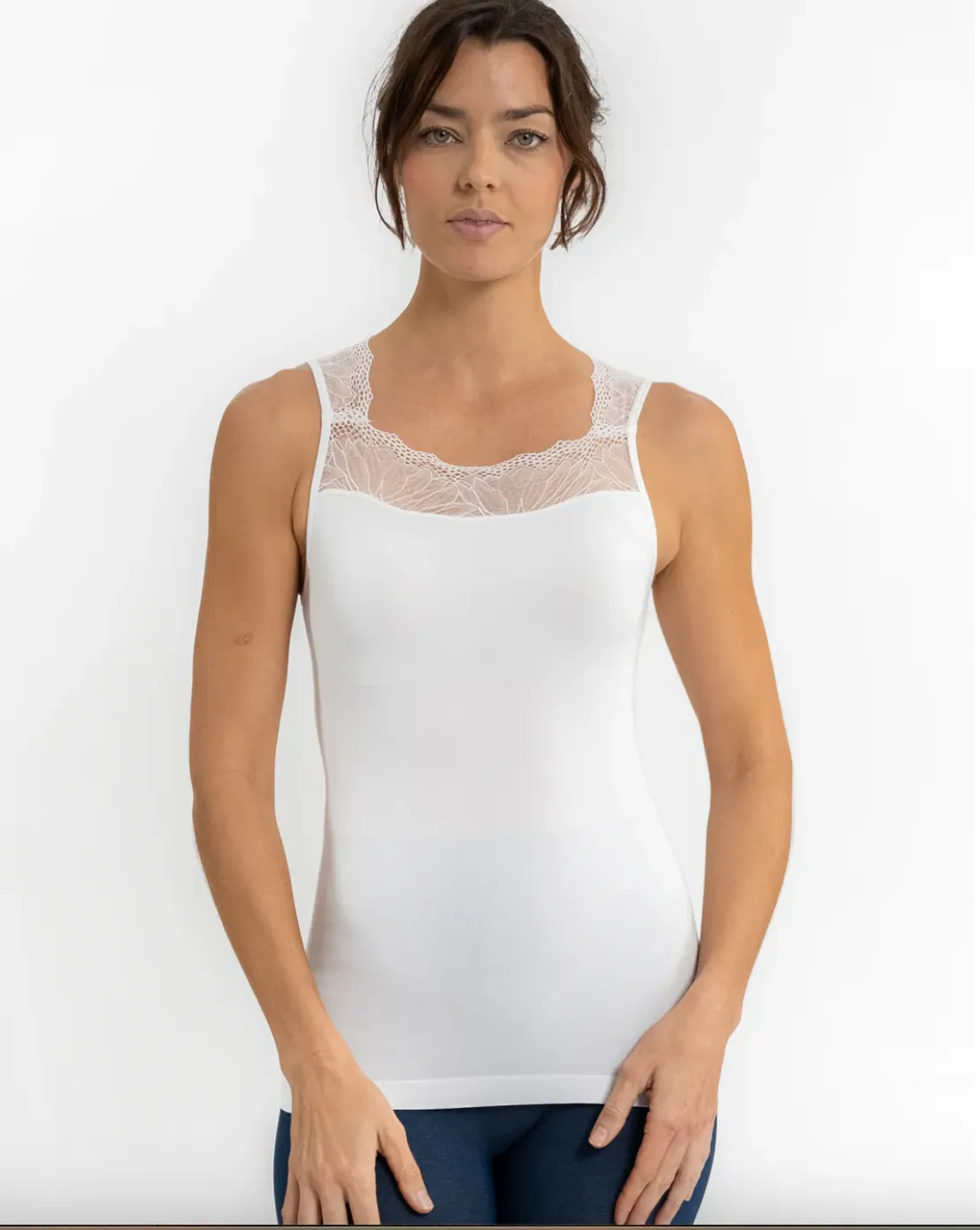 Lace Inset Top