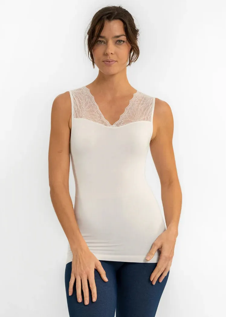 Lace Inset Top