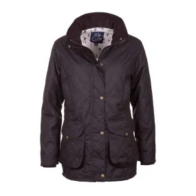 Ladies Wrelton Country Diamond Quilt Wax Jacket