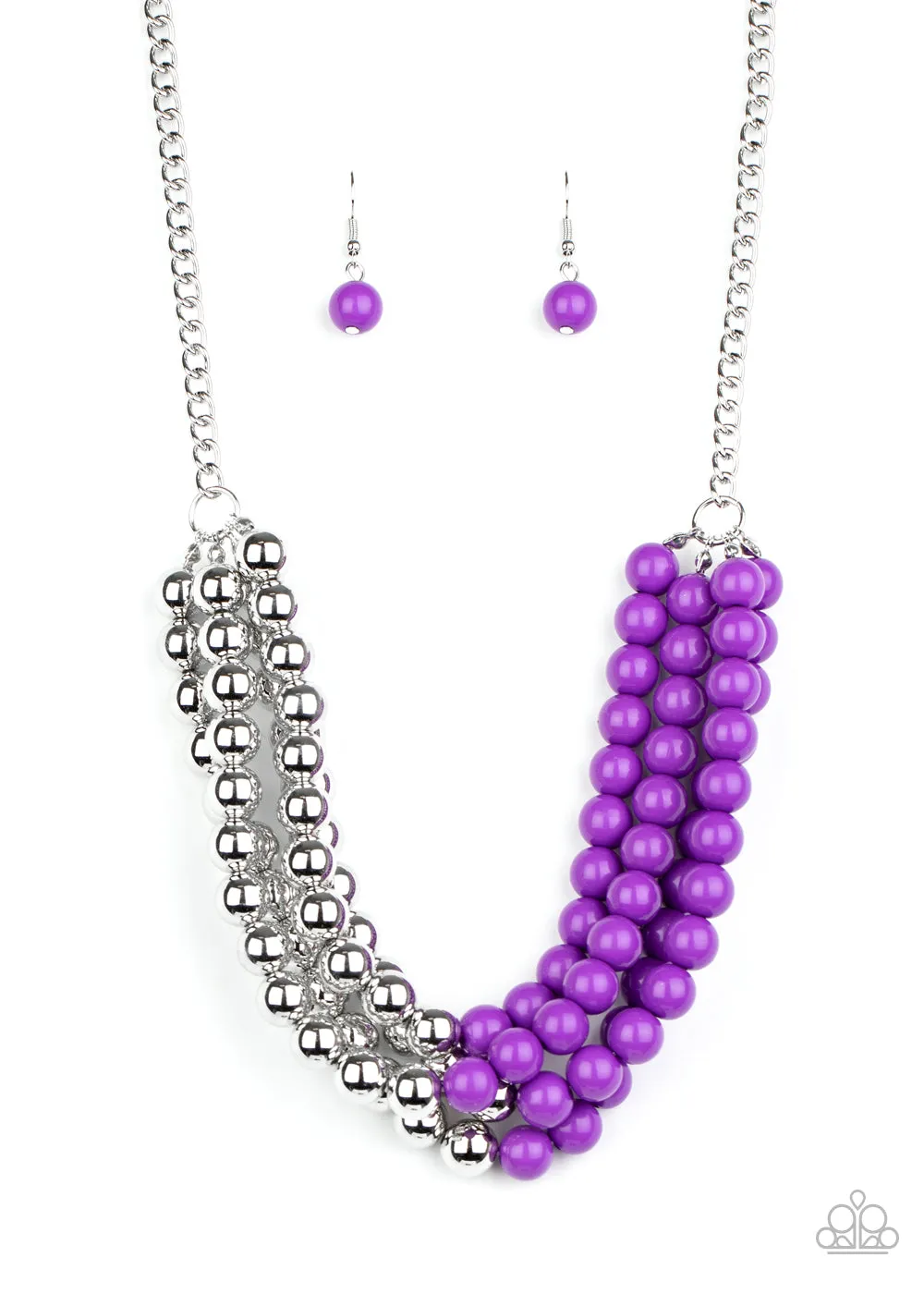 Layer After Layer - Purple Paparazzi Accessories