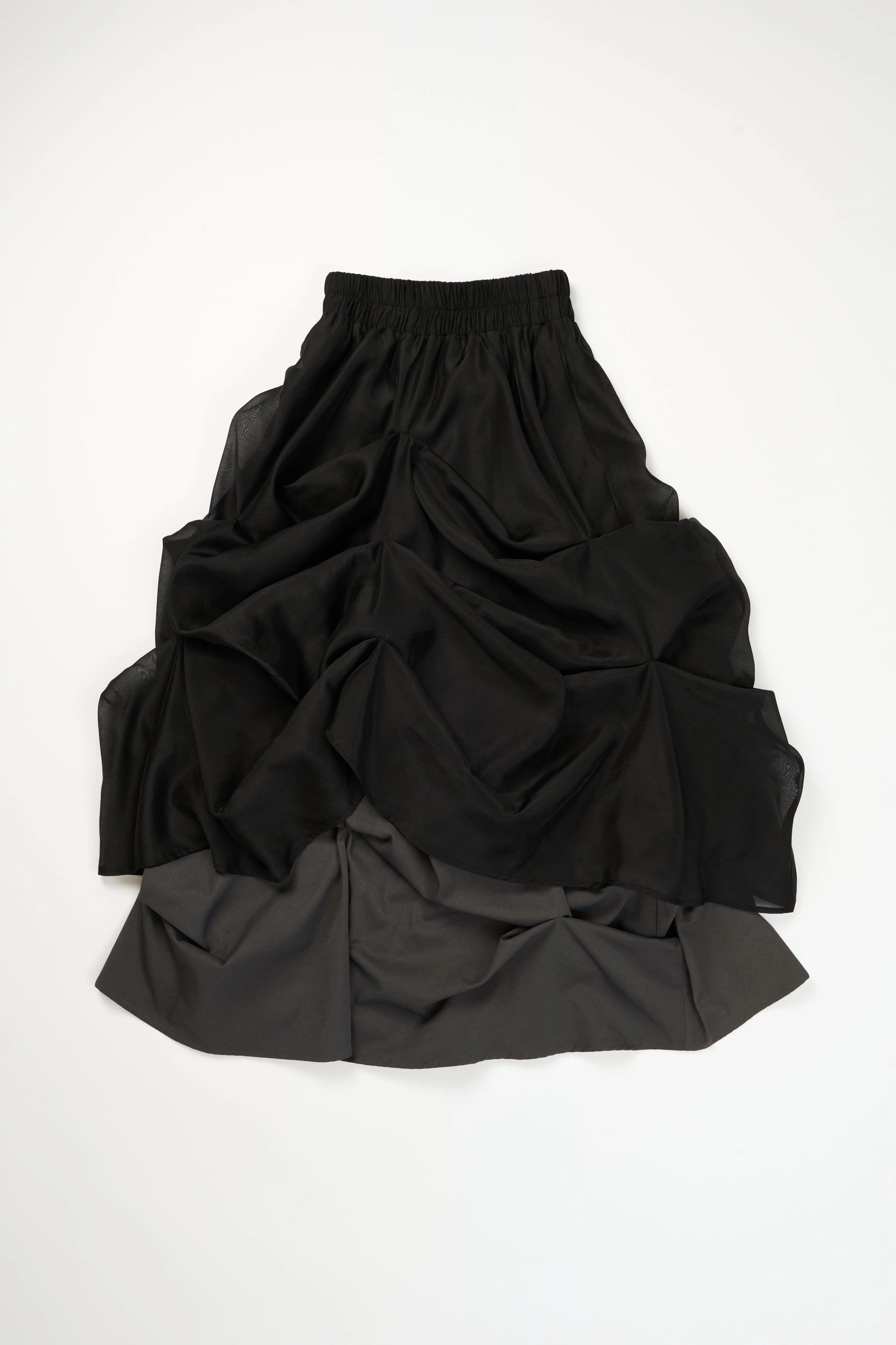 layered sheer pick skirt