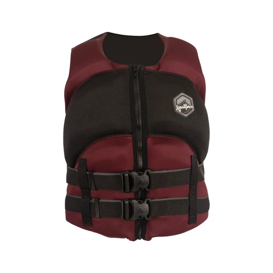 Liquid Force 2022 Heartbreaker CGA Wake Vest-Maroon