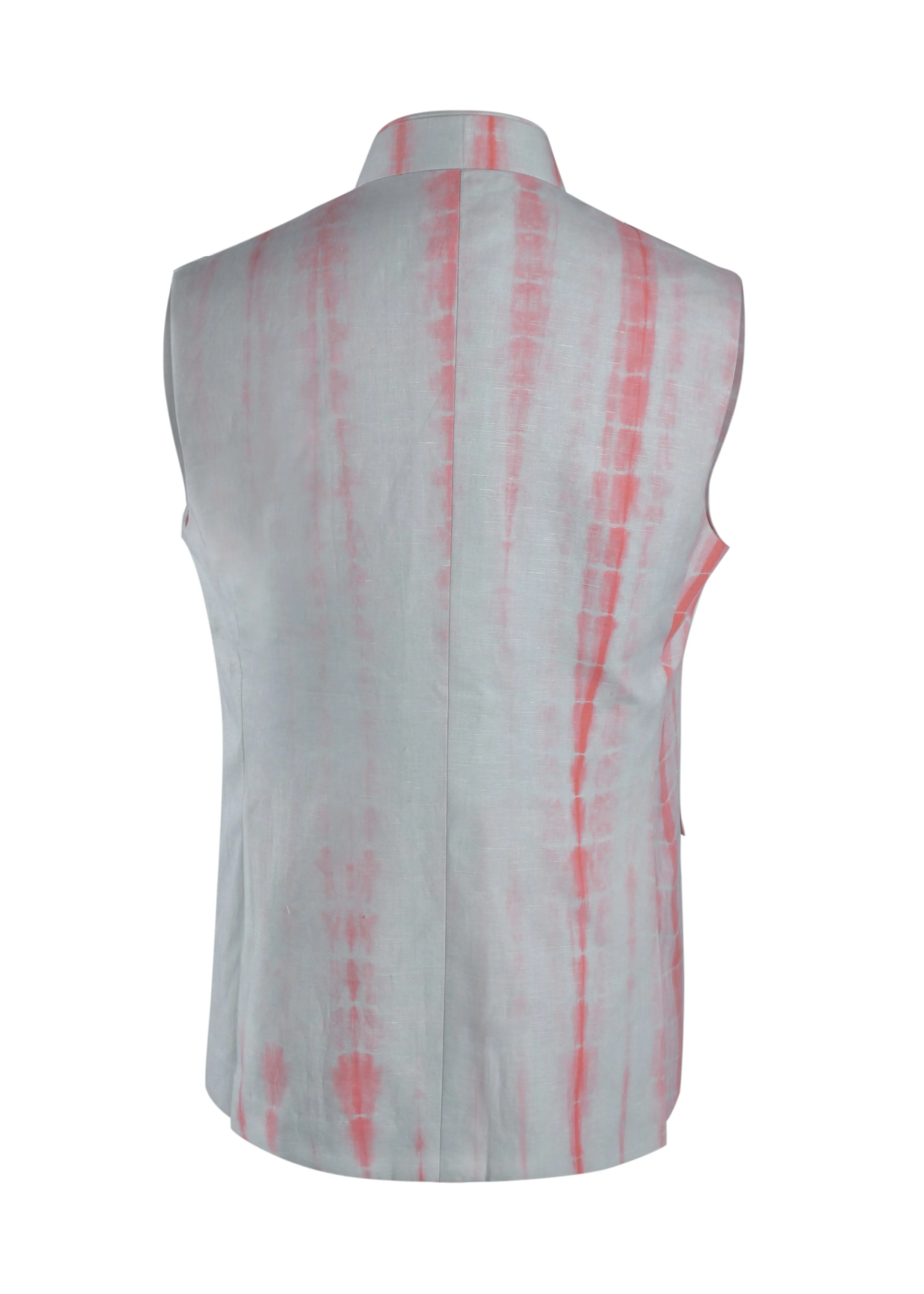 Lobster Nehru Jacket in Linen