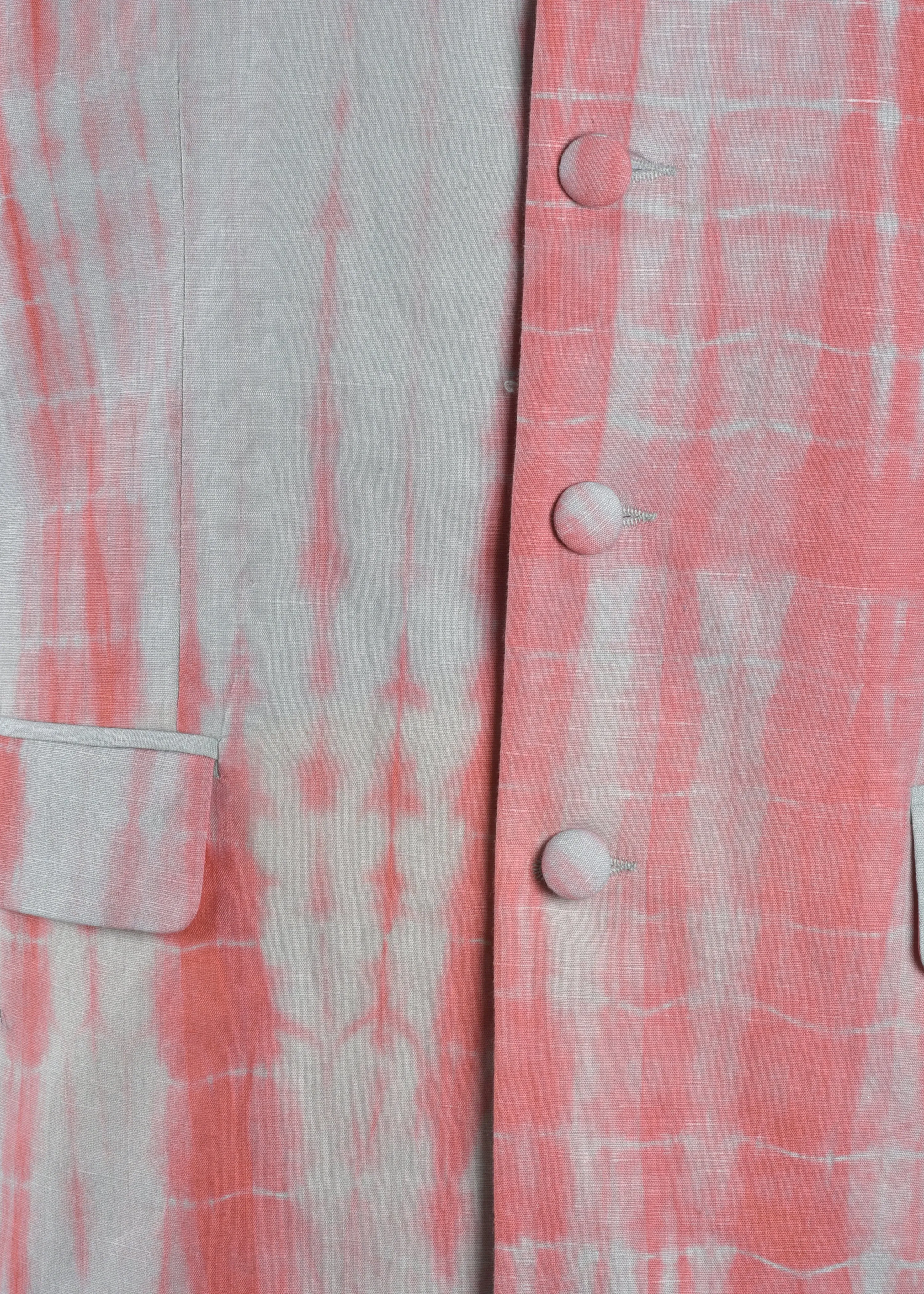 Lobster Nehru Jacket in Linen