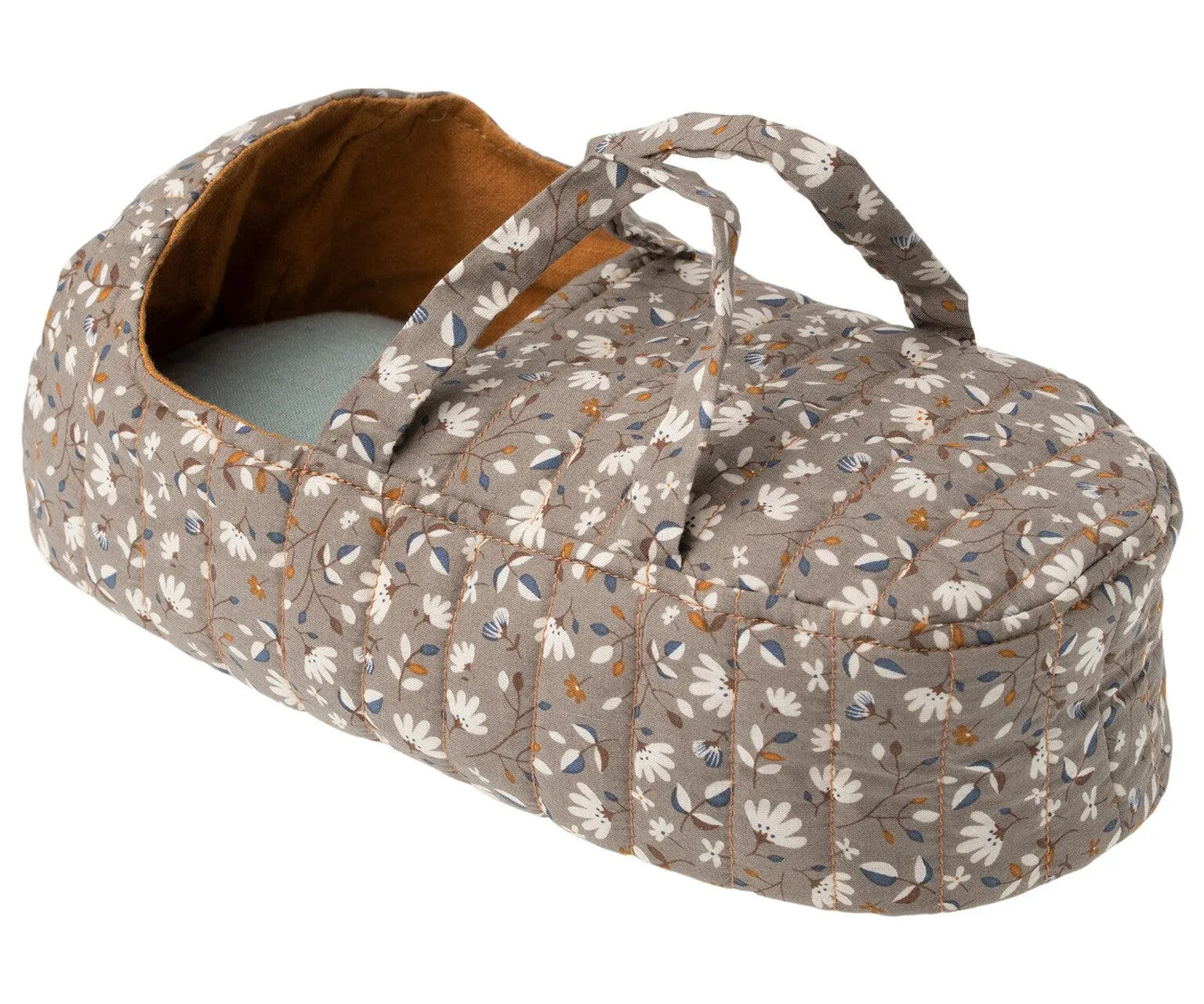 Maileg Quilt carry cot - Ocher LAST TWO