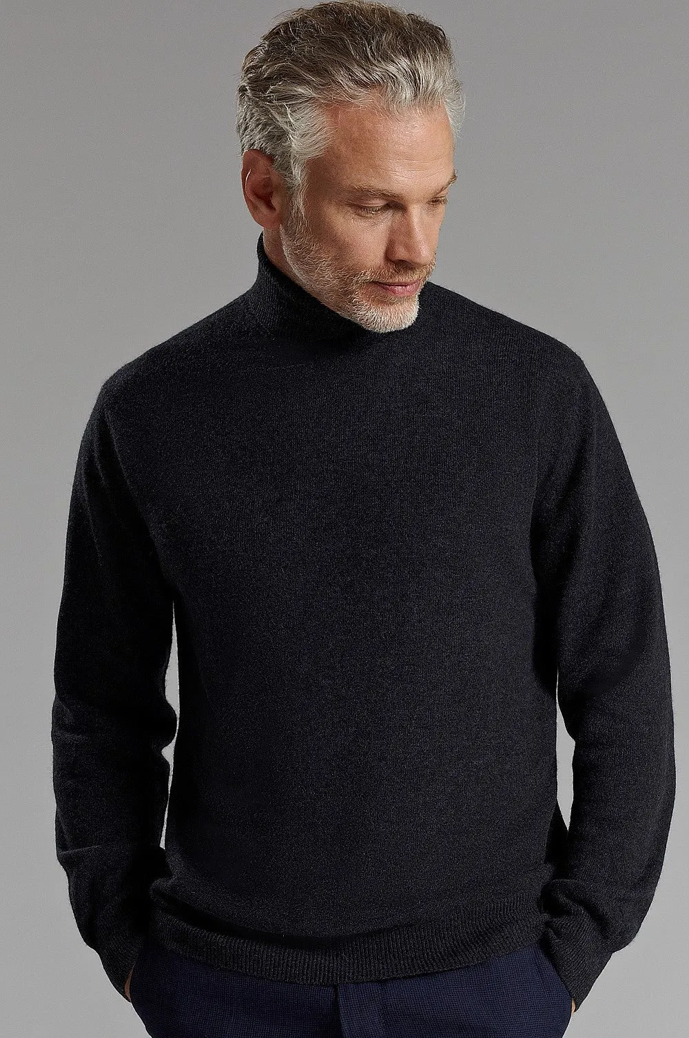 Mens Cashmere Turtleneck Sweater
