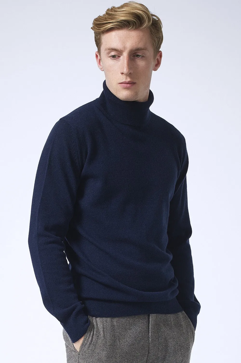 Mens Cashmere Turtleneck Sweater