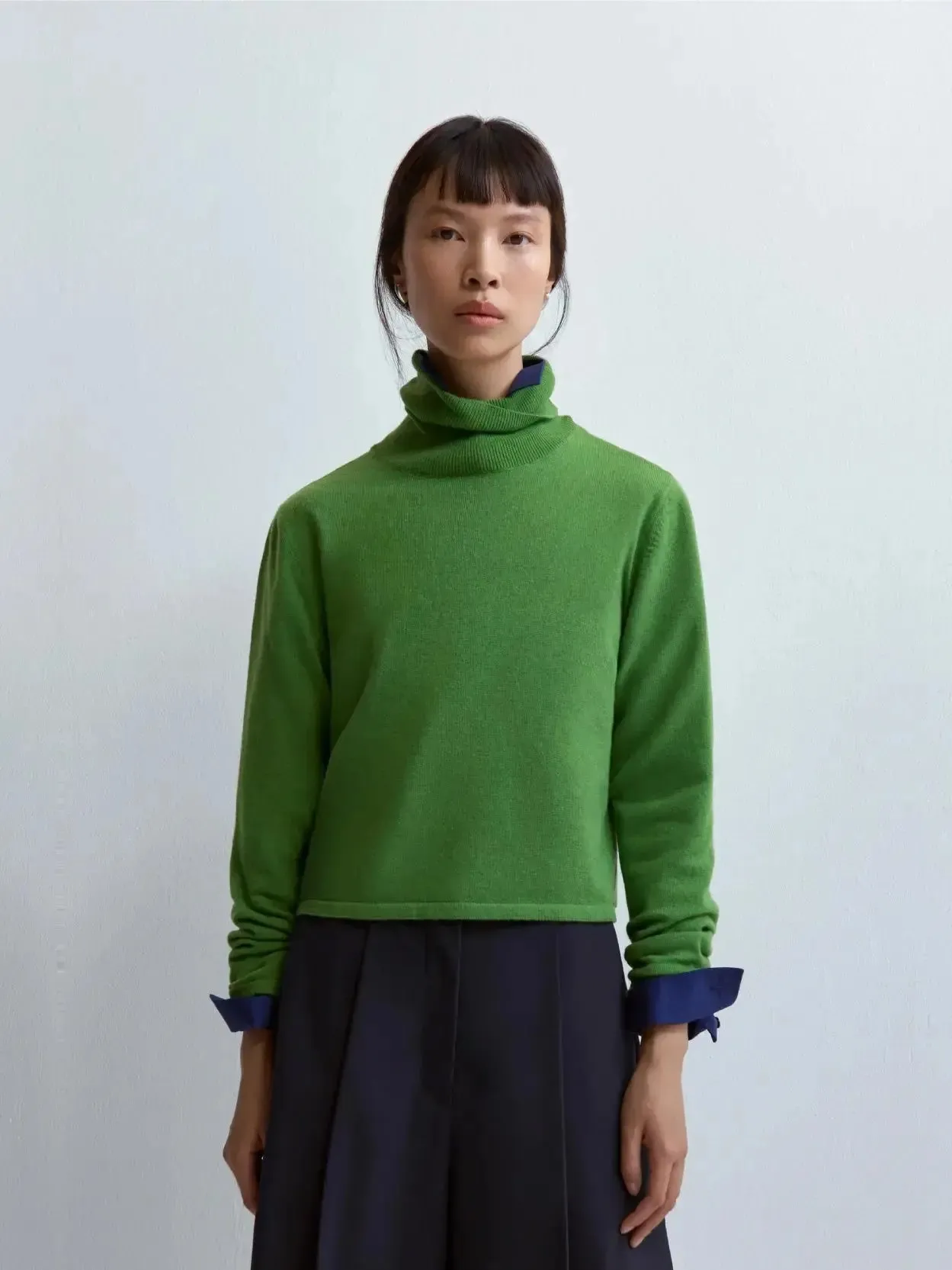 Merino Wool Turtleneck Sweater Herba