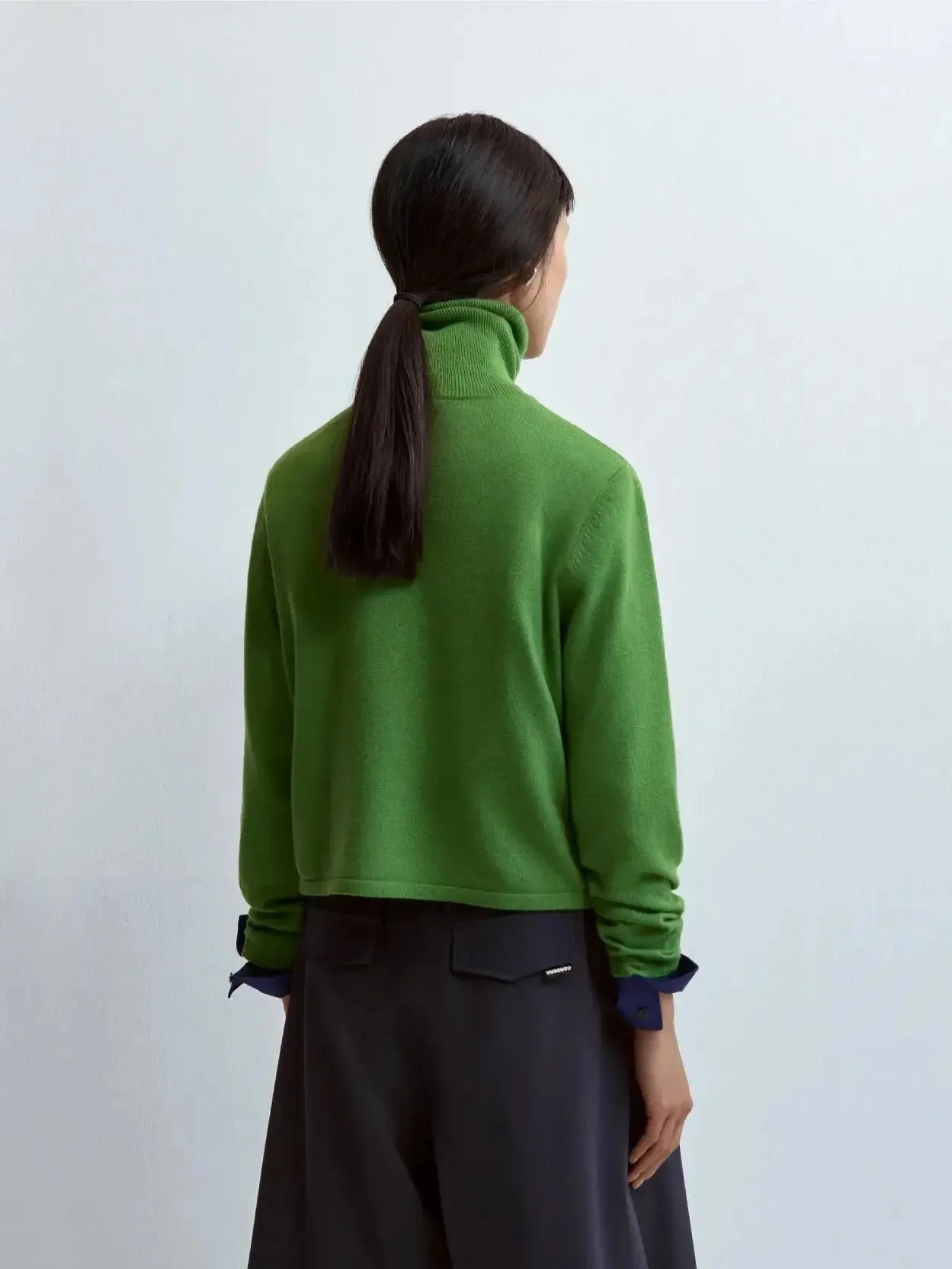 Merino Wool Turtleneck Sweater Herba