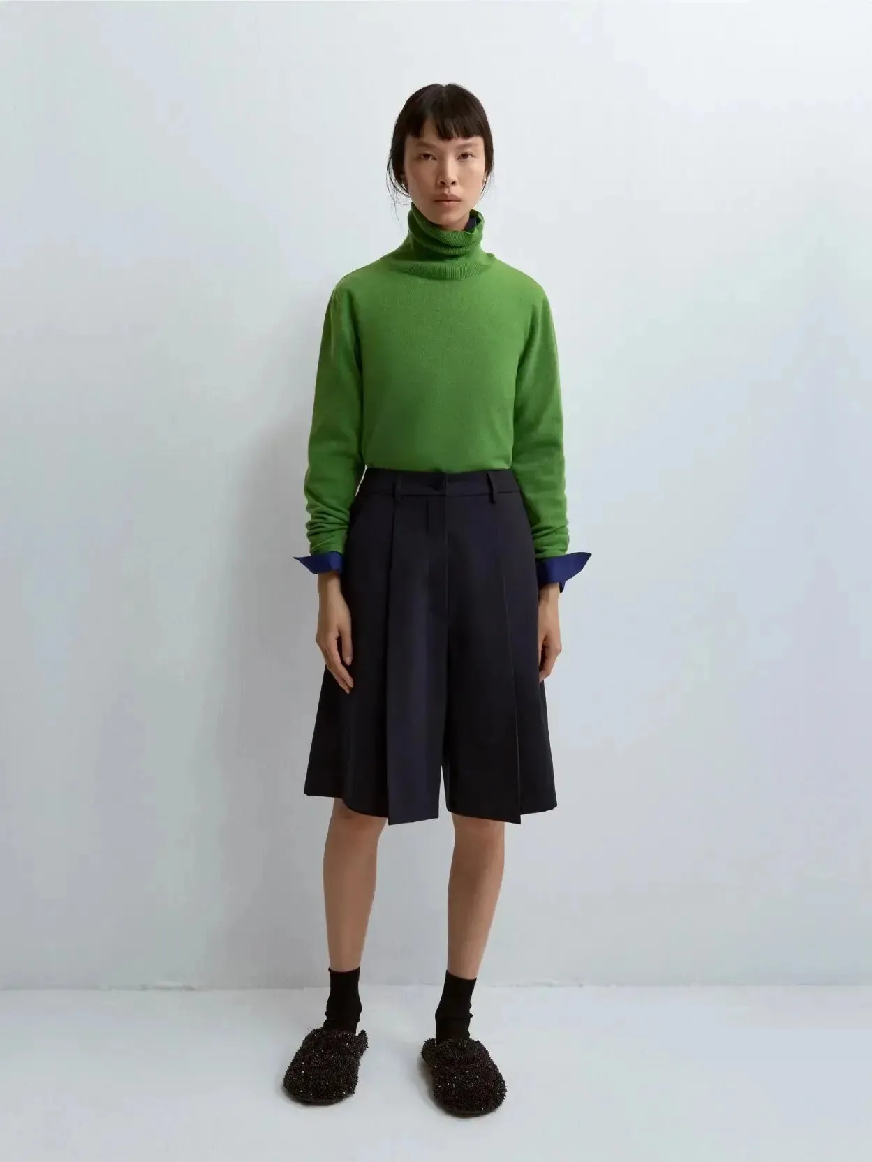 Merino Wool Turtleneck Sweater Herba