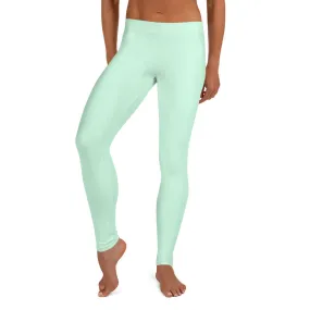 Mint Green Low Waist Leggings