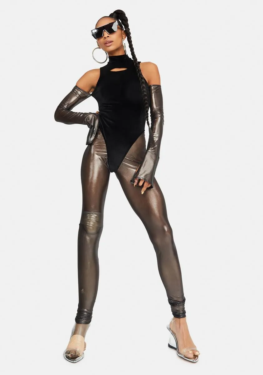 Miranda Bodysuit Mesh Legging Set