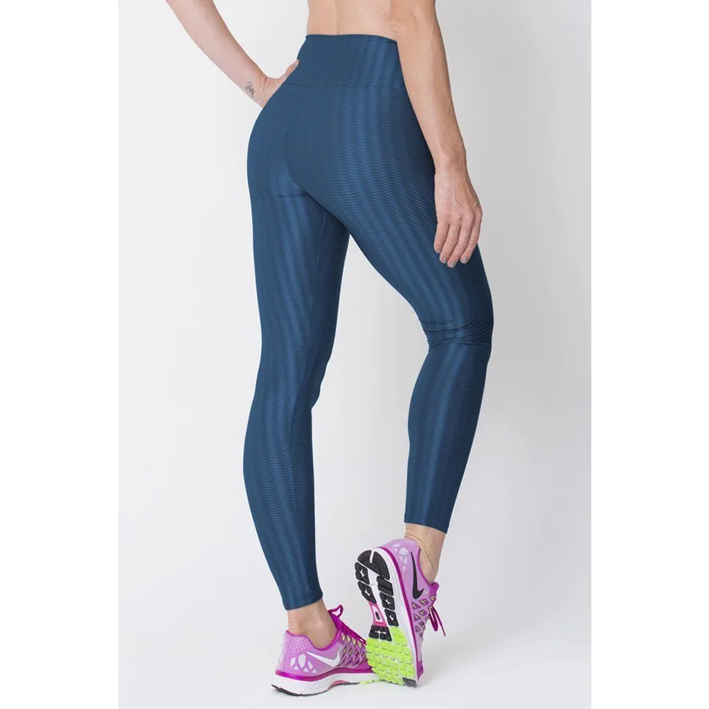 Navy 3D Disco Leggings