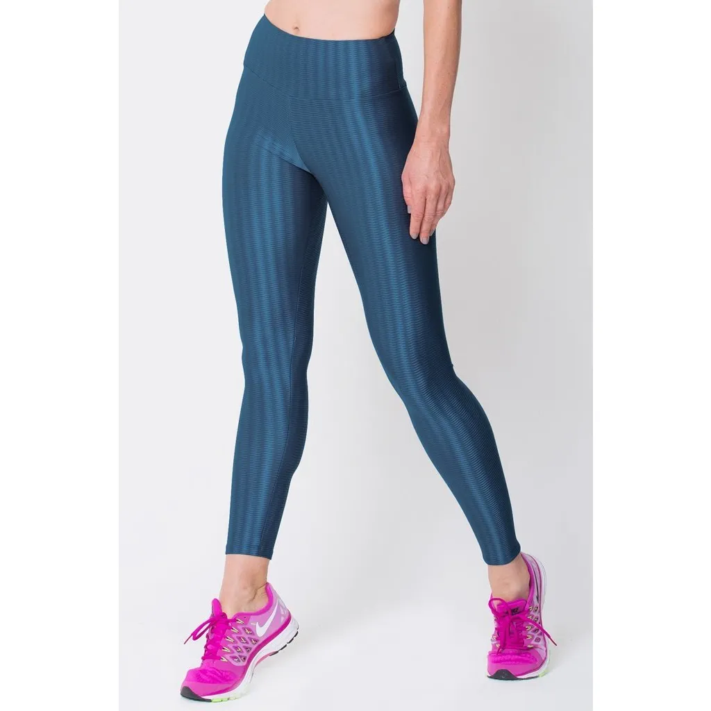Navy 3D Disco Leggings