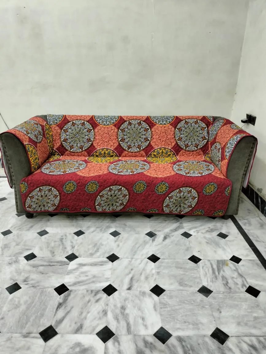 New Quilted Printed Sofa Protectors