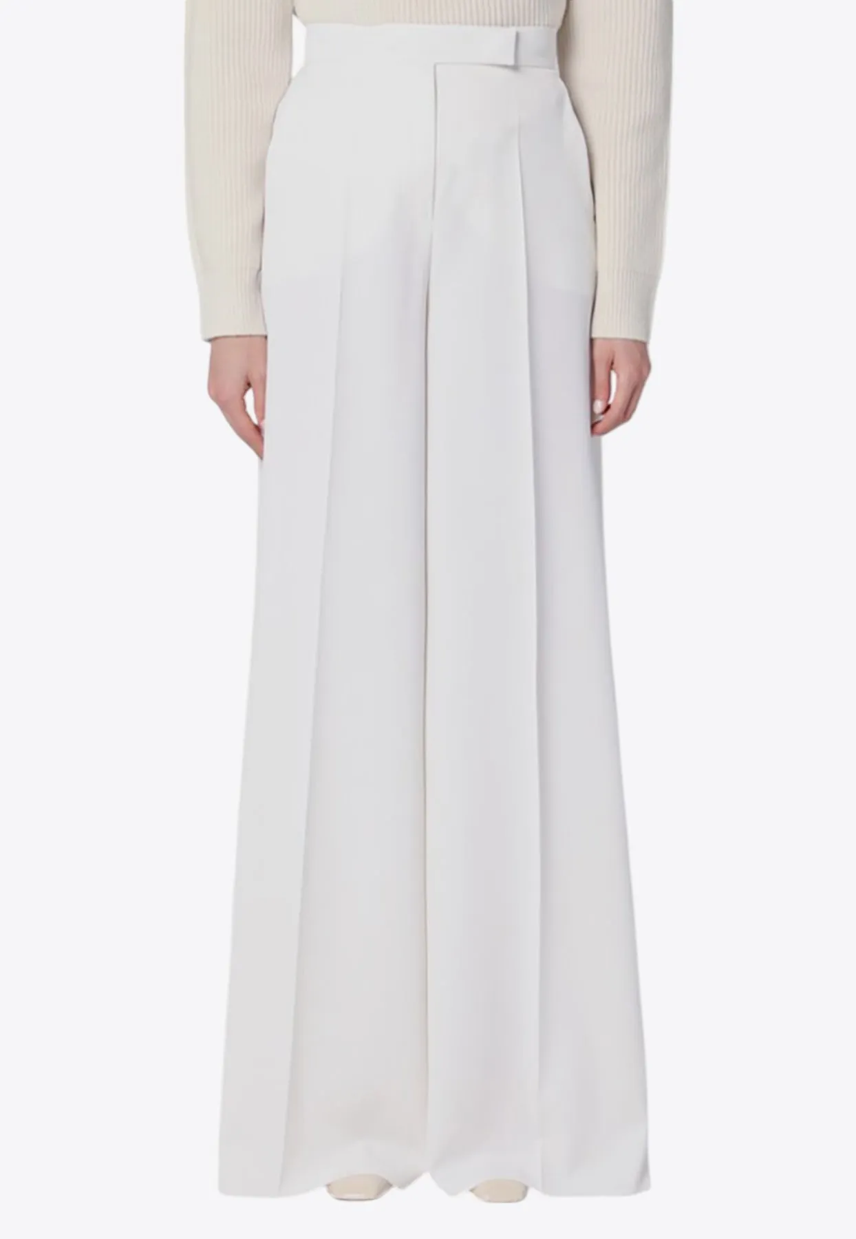 Ninfa Wool Wide-Leg Pants