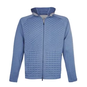 PETER MILLAR Orion Performance Quilted Hooded Men's Jacket (Infinity)