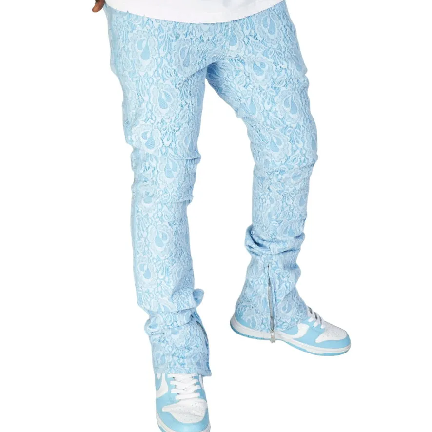 POLITICS: Baldwin Applique Stacked Denim